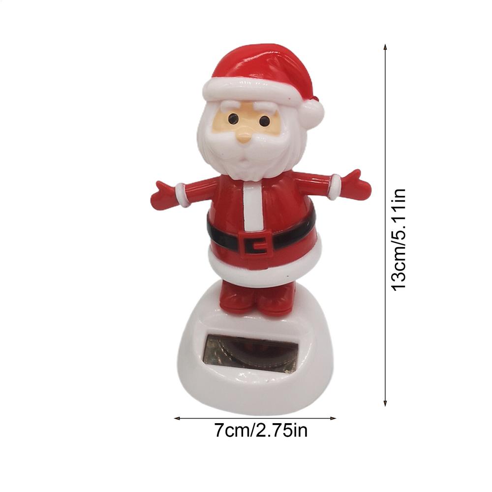 

Christmas Solar Dancing Toy Dancing Decoration for Car Dashboard Christmas Dashboard Toy Cute Snowman Dancing Toys Christmas