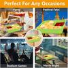 Nacho Trays | Perfect for Cheese Dip, Movie Nights & Carnival Parties, Snack Containers, Movie Night Snacks|Christmas, Halloween