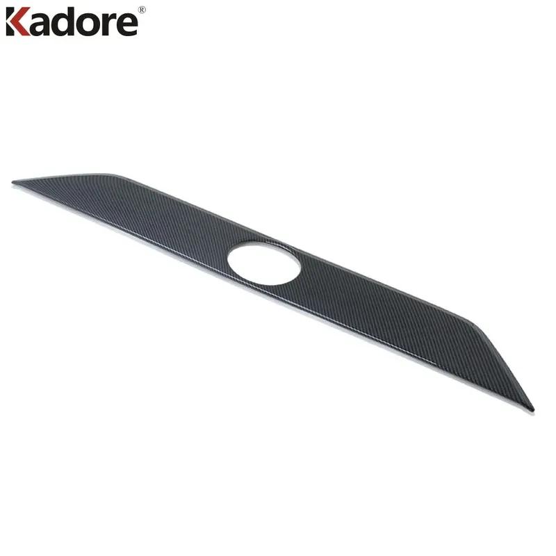 For Toyota RAV4 RAV 4 -  2024 2025 Carbon Rear Trunk Lid Cover Trim Tailgate Molding Garnish Strip Car Accessories