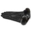 Daks Black Rex Fur Long Women S gloveS Dcgv7f276bk