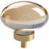 Luxury Pigeon Egg Crystal Handles Cabinet Drawers Exquisite Crystal Hooks Transparent Amber Color Wall-mounted Indoor Decoration