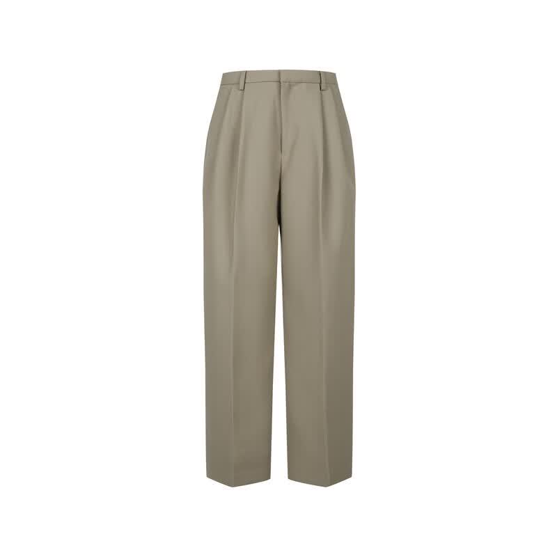 JNBY 24 Winter Loose Fit Wool Straight-Leg Pants