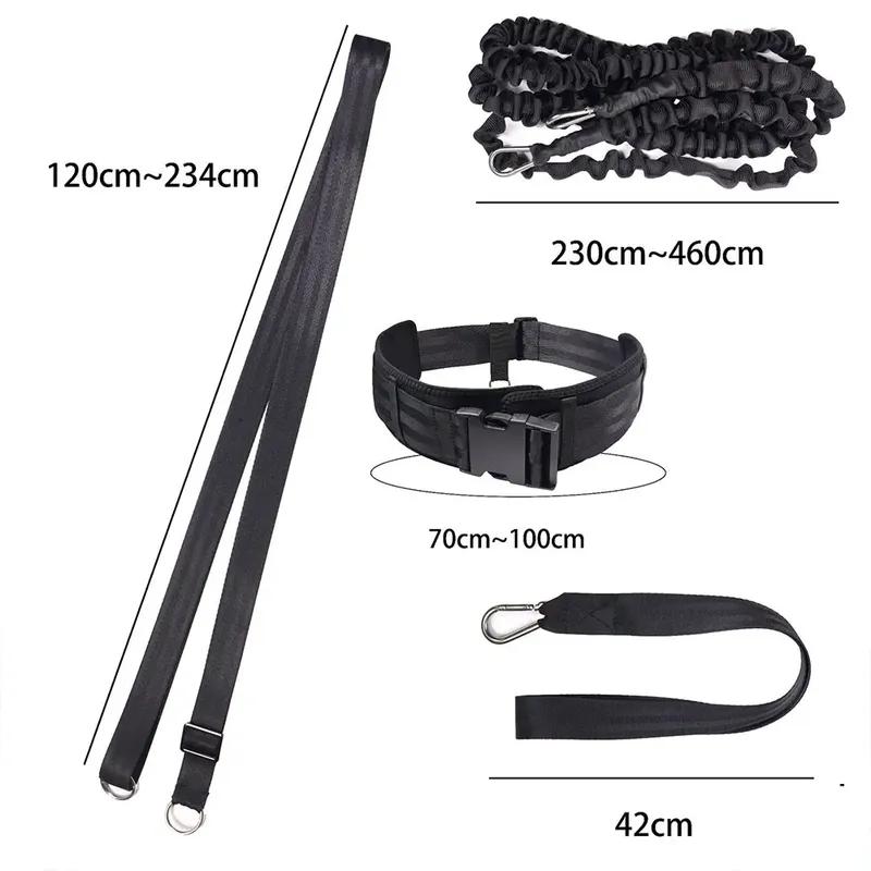 Swimming Training Belt Pool Swim Trainer Belts Harness Stationary Swimming Aquatic Resistance Leash Tether Swimming Accessories