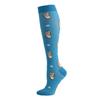 Huayasx Cute Compression Stockings Women Men Pressure Socks Compress Sports Rainbow Horse Dog Fox Cats Pattern Nylon Funny S/M