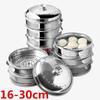 Vapor de Aço Inoxidável Peixe Cozido no Vapor Pão Recheado Rack Utensílios de Cozinha Inserção Multicamadas Com Suporte Cesto Vaporizador para Panela Instantânea