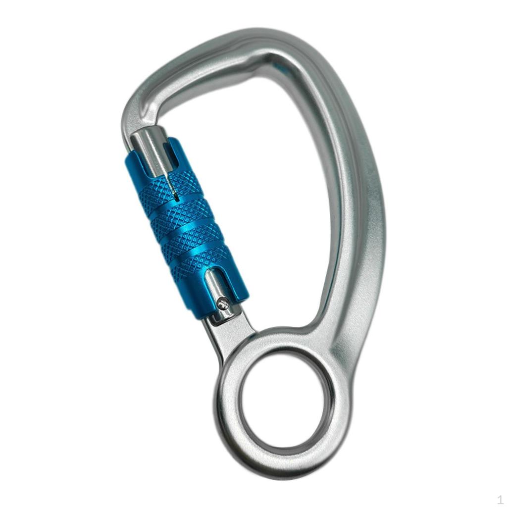 Karabinek samozamykający 30kN Blokada Stop aluminium do wędrówek na świeżym powietrzu