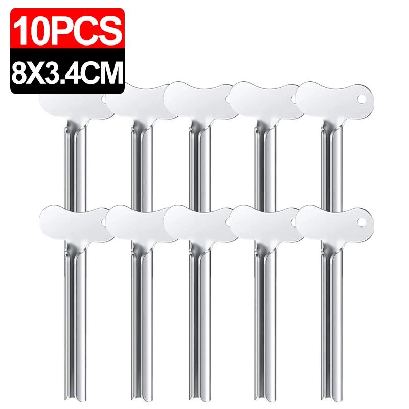 20/1PCS Stainless Steel Toothpaste Tube Squeezers Metal Key Toothpaste Squeezers for Bathroom Hair Dye Cosmetic Tubes Squeezer