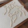 Unique Pearls Butterfly Bowknot Shoe Ornaments Decoration Portable Footwear Accessory with Thess Elegant Charm