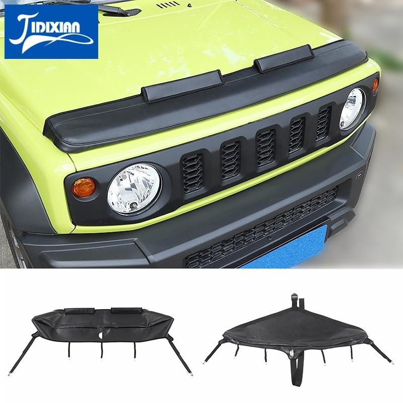 

JIDIXIAN парусиновая крышка двигателя автомобиля, защита капота для Suzuki Jimny 2019 2020 2021 2022, крышка двигателя A