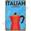 Metal Sign Retro Decor Coffee Vintage Tin Sign Plaque Metal Plate Wall Art Posters For Kitchen Bar Cafe Room Retro Iron Paint