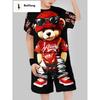 Kinder-T-Shirt und Shorts Set, bequem, hautfreundlich und atmungsaktiv, geeignet für Sport und den täglichen Gebrauch