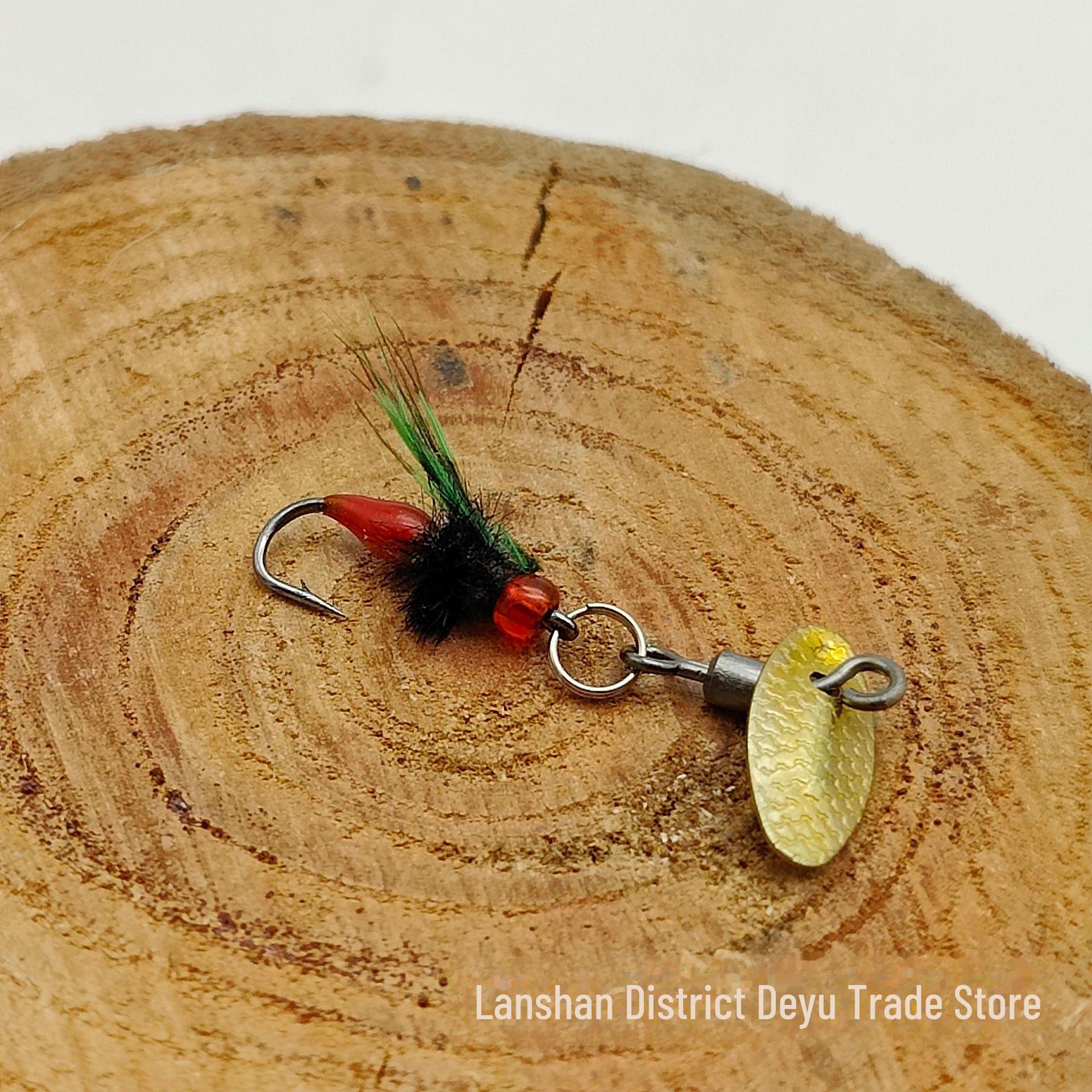 

Крючок для мушки с разноцветными крыльями и блестками в виде семян дыни, светящаяся приманка Size 12