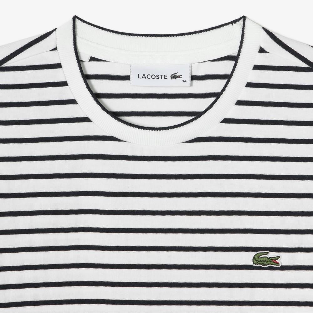 [Lacoste] Women's Striped Short-Sleeve T-shirt TF262E-56G166