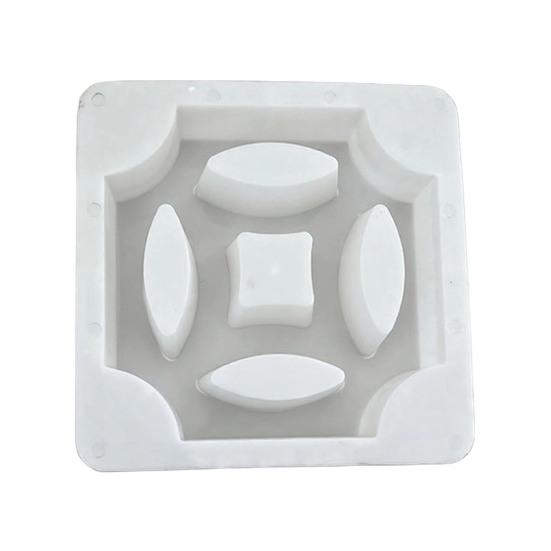 Garden Path Maker Mold Plastic Stepping Stones Mold, Reusable Concrete for Walkway Maker, Durable DIY Casting Pave Yard Patio Decor, Cement Furniture
