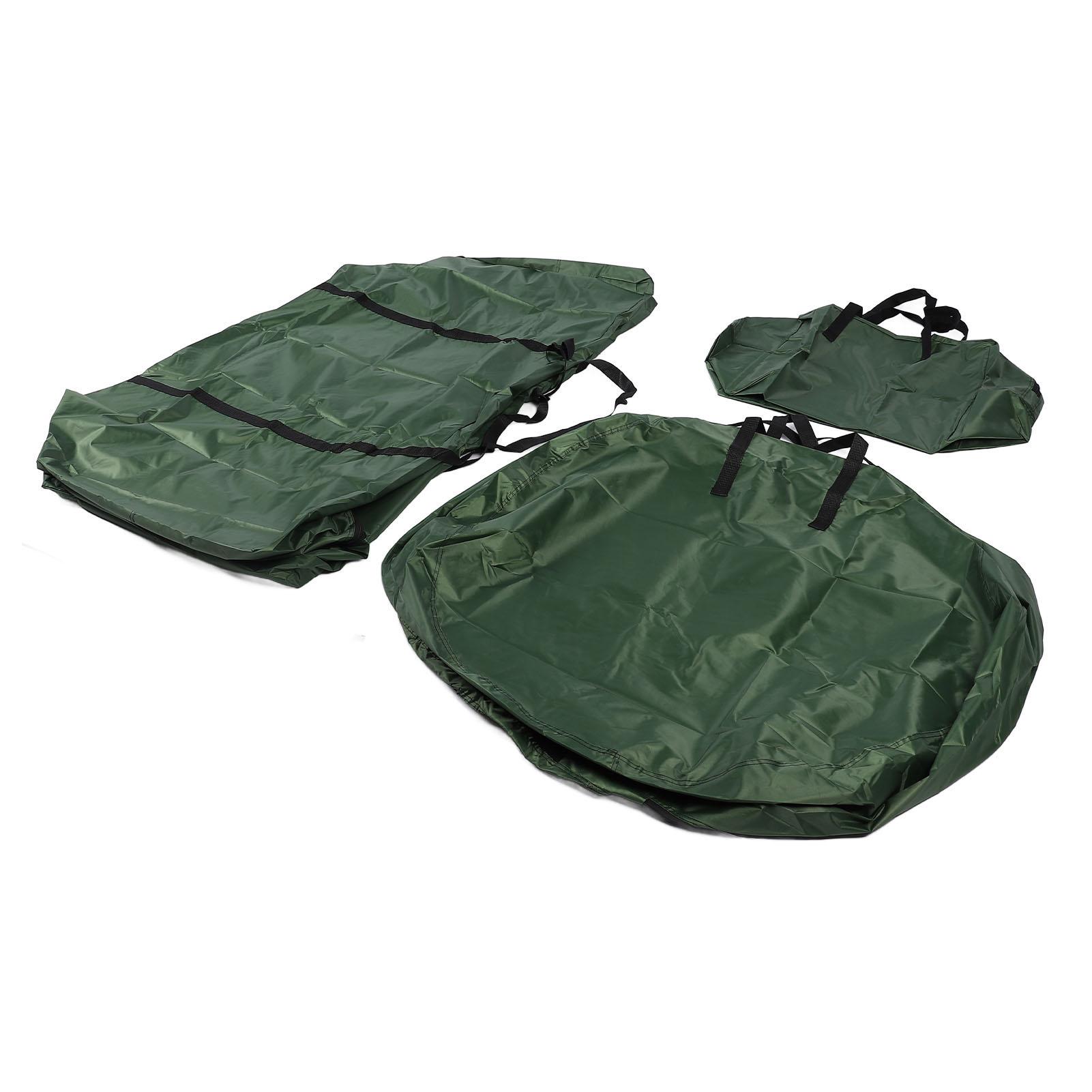 

Artificial Tree Storage Bag Set Large Capacity Water Proof Oxford Cloth Xmas Tree Storage Bags зелёный