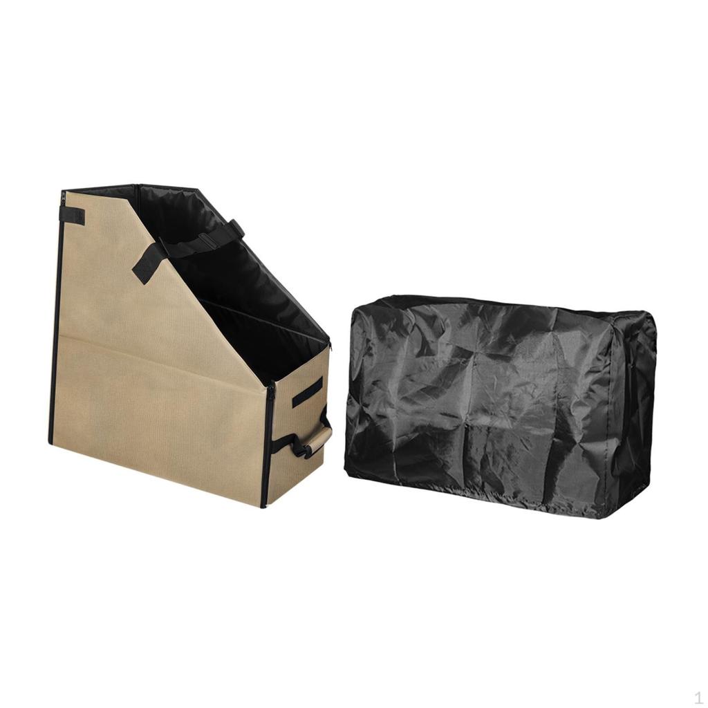 Bike Storage Box for Folding Bicycle with Carrying Strap And Handle Outdoor Use
