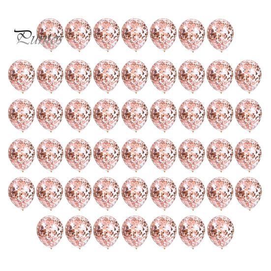 50 Pcs Latex Balloons Solid Color Balloons Glitter Balloons Metallic Color Balloons 10 Inch/12 Inch Party Balloons Bulk for Birthday Weddings