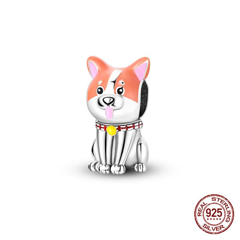 Originale Eulenperlen, 100 % Kupfer, Glückskatzen-Elefanten-Anhänger, passend für Originalarmbänder, DIY-Schmuckherstellung, Geschenk für Frauen