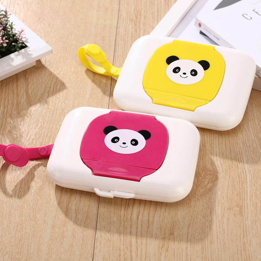 Outdoor Travel Baby Newborn Kids Wipe Case Box Wet Wipes Dispenser Box Bag Wet Paper Towel Box