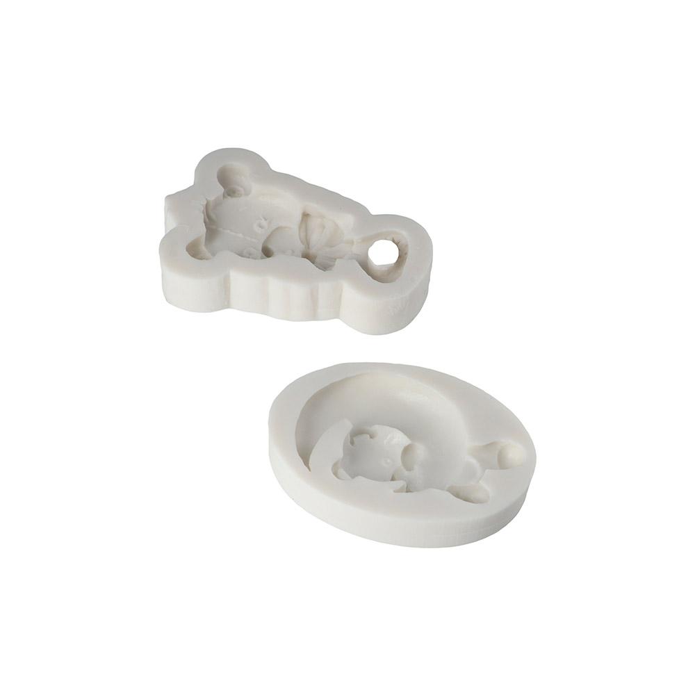 Home Sugarcraft Handmade Fondant Tool Cake Topper Decoration Bear Mold Chocolate Mold Gummy Molds