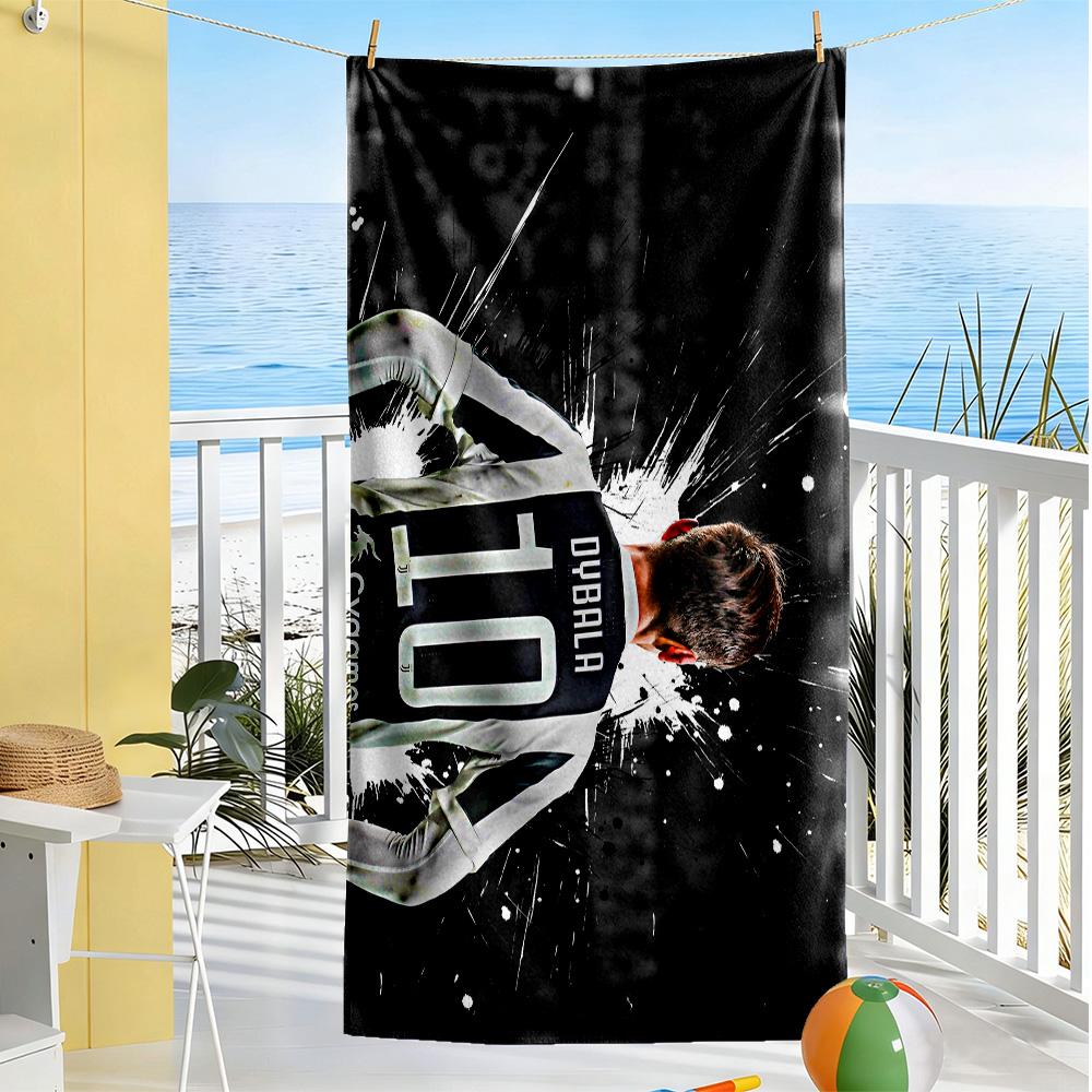 Juventus Celebration Moment Beach Towel Quick-Dry Soft Microfiber Comfortable Lightweight