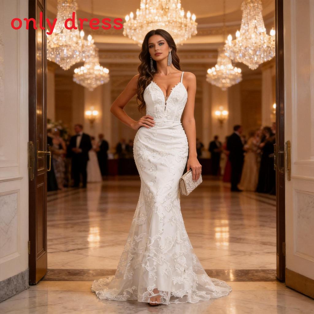 Elegant Satin Polyester Mermaid Evening Dress With Zipper For Formal Events