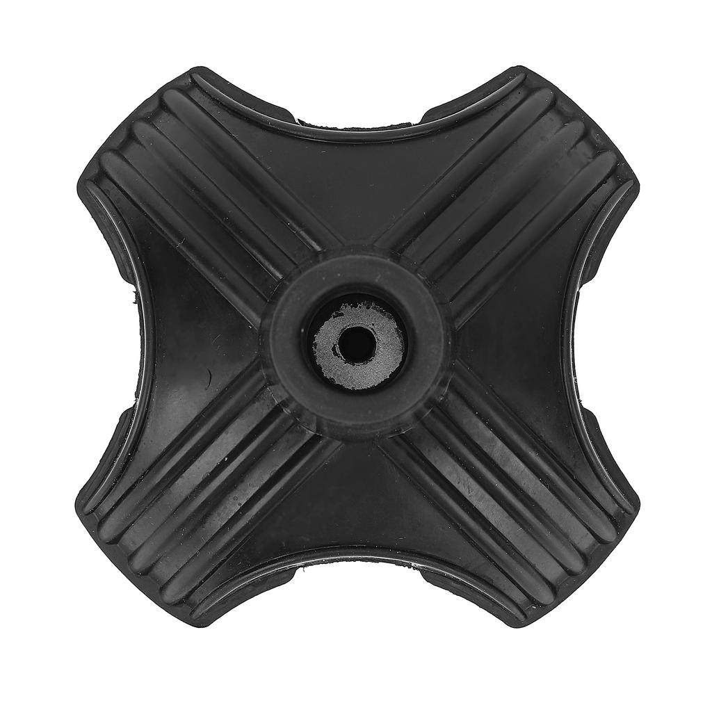 Quad Support Cane Tip Slip Resistance Wearproof Thickened Quadruple Replacement Rubber Cane Tips