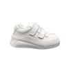 Velcro one-pedal thick-soled muffin heightening sports little white shoes children's 2025 spring and autumn new popular board shoes