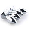 1pcs Smooth Metal Anal Plug, Buttplug, Stainless Steel+Crystal Jewelry Anal Sex Toys for Women Men