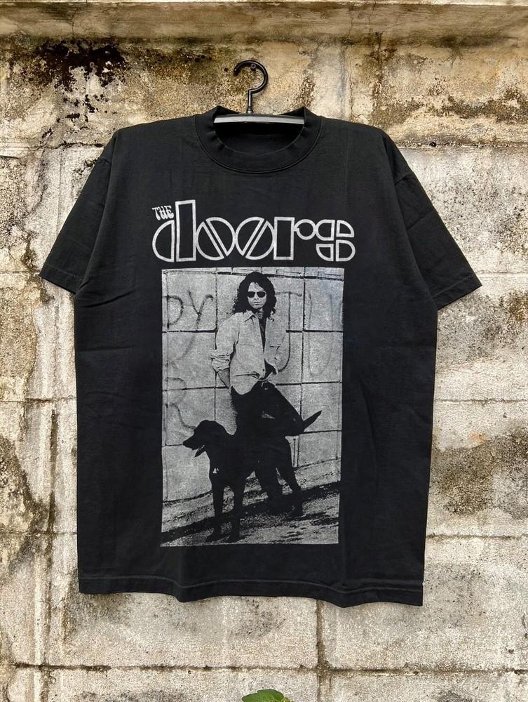 Vintage Jim Morrison T-Shirt, The Doors Unisex Black T-shirt, Size S-5XL Unisex T-Shirt XXXXL