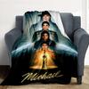 Michael JacksonSoft Throw Blanket Flannel Blanket Warm Sofa Bed Camping Home Decor Unique Christmas Gift C3176
