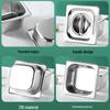 Antimicrobial SUS316 Stainless Steel Rectangular Deep Food Pan