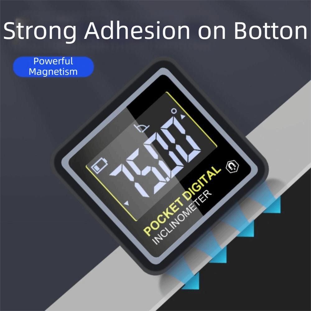 Waterproof Electronic Angle Protractor LCD Backlight Angle Finder Level Gauge Construction