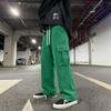 Men's Retro Corduroy Straight Leg Pants with and Multiple Pockets for Casual Wear