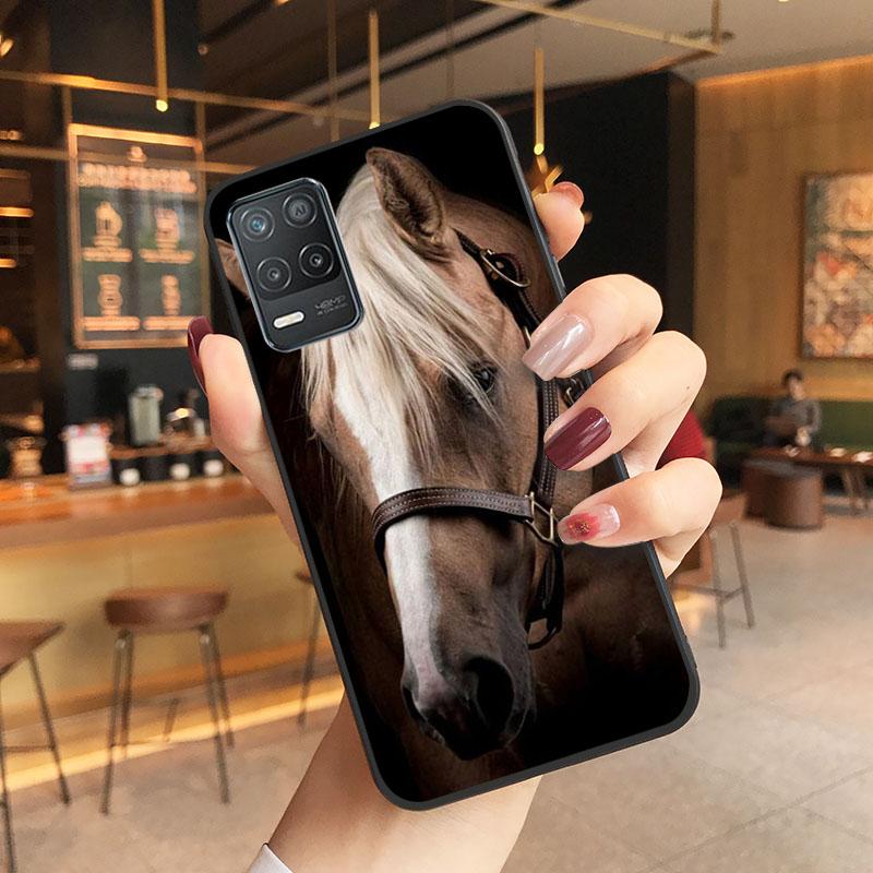 Capa de celular estilo cavalo para OPPO Realme 8 7 6 6i C3 C21 C21Y C11 X3 SuperZoom A94 A74 A91 A53S A54