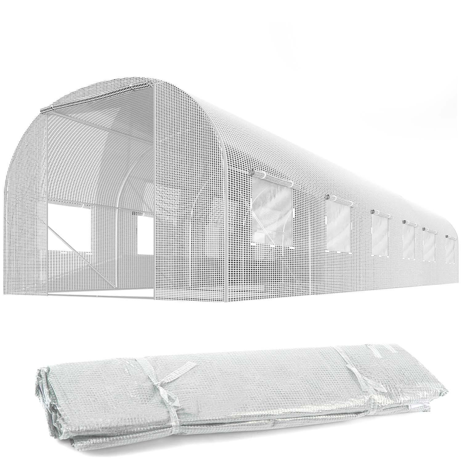 Foil for garden tunnel 3x6m (18m2) white Plonos