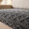 Winter Plush Sofa Cushion Set - Modern Anti-Slip Thickened Cover