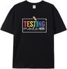 Funny Testing Mode On Testing Day Motivational Teacher T-Shirt Black
