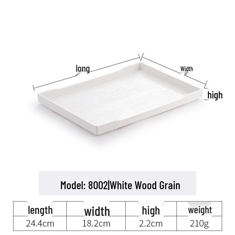 

Chuyi7 European Style Rectangular Plastic Serving Tray