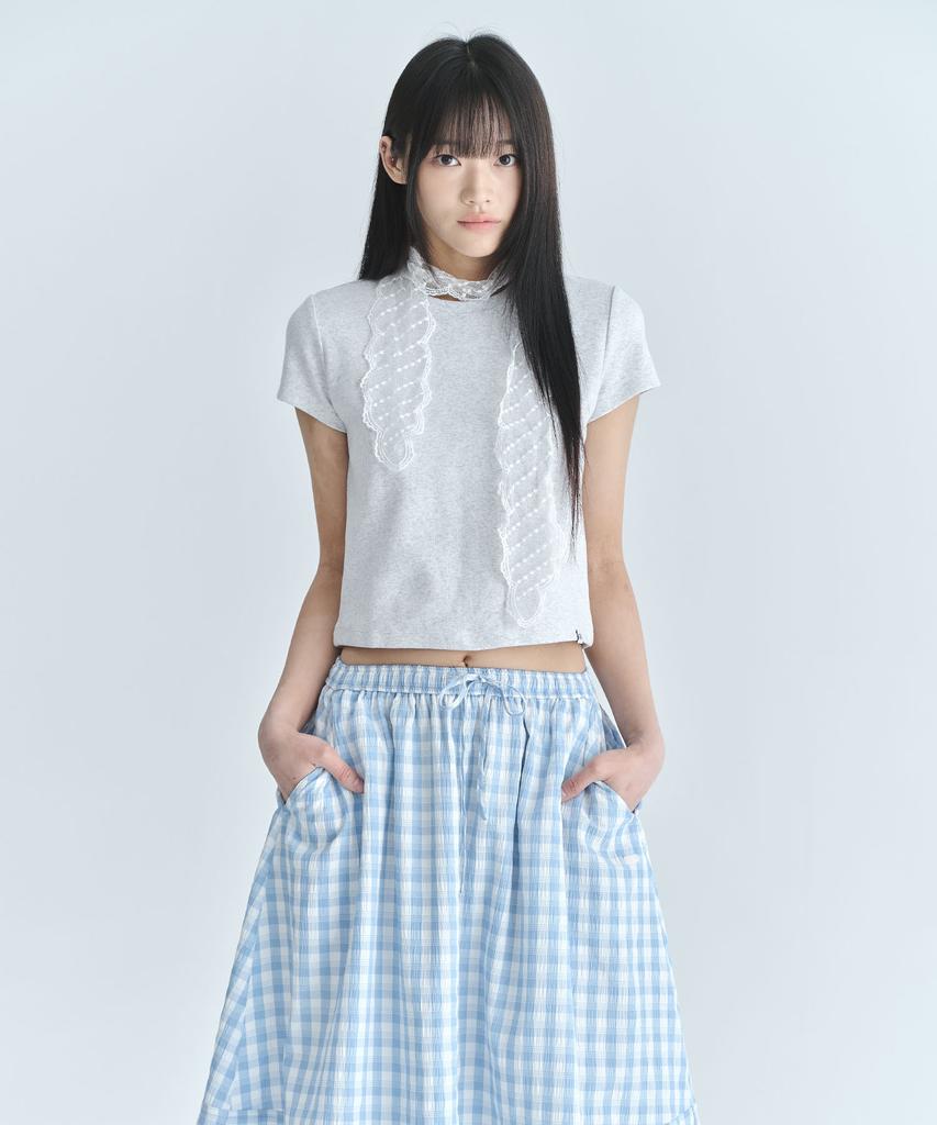 CGP (Women) Mini Short Sleeve T-Shirt - Melange Gray