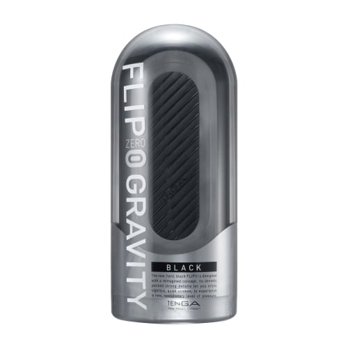 TENGA TENGA FLIP 0(ZERO)GRAVITY BLACK High density detail High elasticity gel Mini lotion included Repeat type
