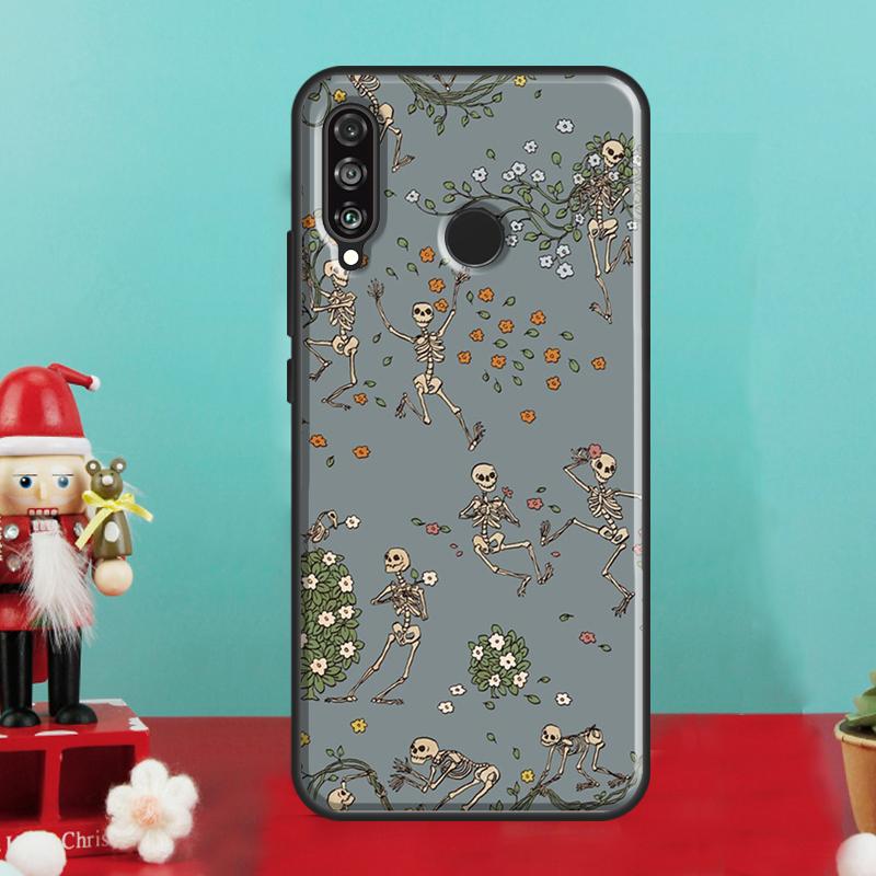 Bones Skeleton For Huawei Nova Y70 Y90 Y60 Y72 Y61 Y91 12s 12i 11i 7i 8i 9 10 SE P60 Pro P30 P40 Lite Case