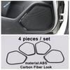Carbon Fiber Door Handle Bowl / Door Stereo Speaker / Window Glass Lift Cover Trim For Honda FIT JAZZ 2014 -  Accessories