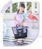 Mesh Tote Bag for Pool One Size [Arisana] Girls, Bag, 2-Layer, Stylish, Junior, Black,