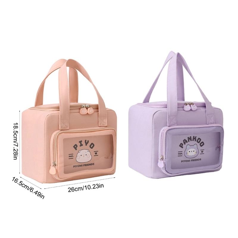 Portable Thermal Lunch Bag Designed For Professionals Practical Waterproof Oxford Cloth Great For Work Or Picnics