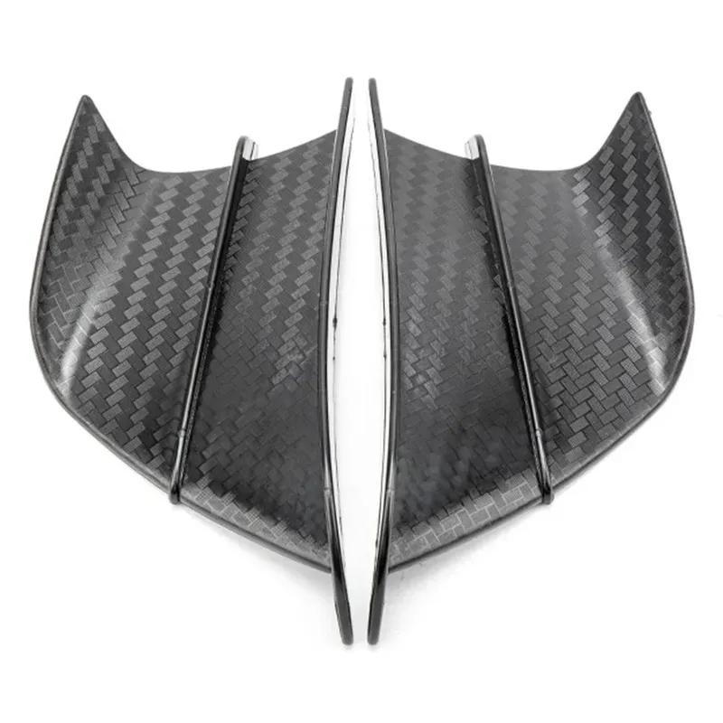Universal Motorcycle Winglet Aerodynamic Spoiler Wing with Adhesive Motorcycle Decoration Sticker For Yamaha Suzuki Kawasaki