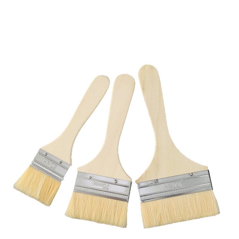 Food-Grade High-Temp Resistant Wool Brush for Barbecue, Pancakes, and Baking - Ideal for Oiling and Sauces