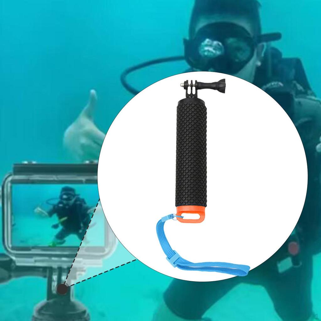 Floating Hand Grip Buoyancy Sticks Anti Slip Wrist Strap Monopod Pole Underwater Stick
