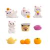 Cute Mini Cat Ornament Cartoon Kitten Statue Cat Figurines Miniatures  Fairy Garden Decorations