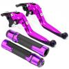 CNC Aluminum Brake Clutch Lever Handlebar Grips Italika DM250 Motorcycle Upgrade Anti-Slip Ergonomic Design